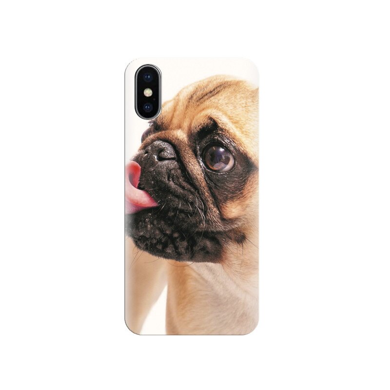 Husa silicon IPHONE X Pug Dog Animal Attractive Images For