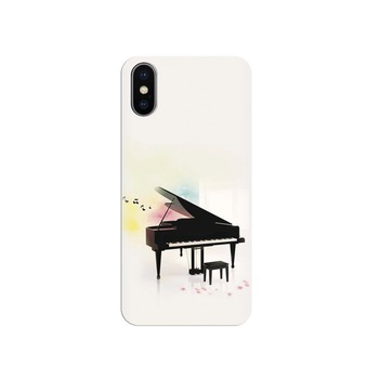 Husa silicon IPHONE X Piano Husa silicon IPHONE X Piano