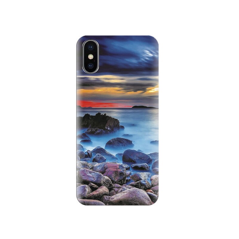 Husa silicon IPHONE X Ocean Fog Most Popular Place Nice