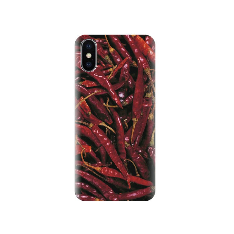 Husa silicon IPHONE X Red Cayenne High Definitions