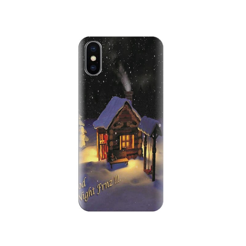 Husa silicon IPHONE X Quiet Winter Night