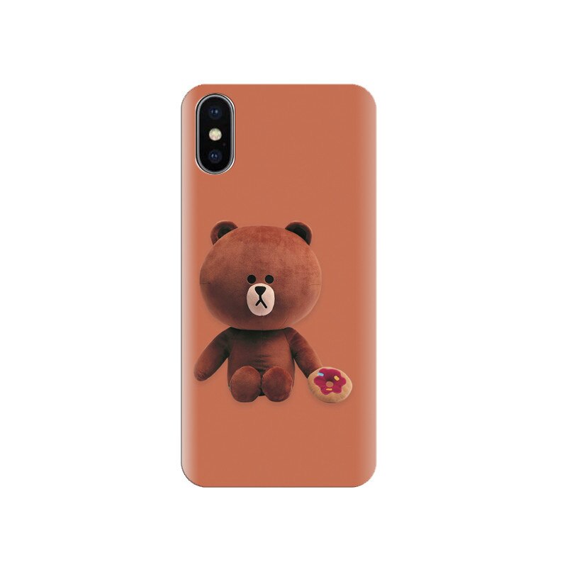 Husa silicon IPHONE X Rag Roll Cartoon Funny Hd Photos For Screen