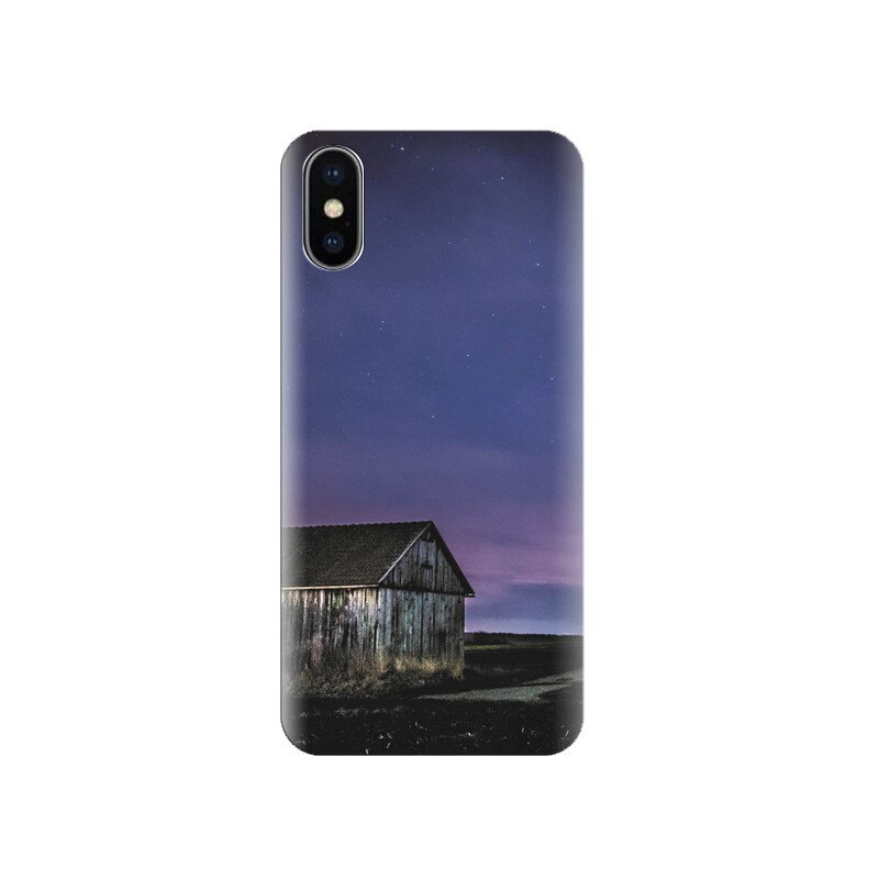 Husa silicon IPHONE X Space House Nature Do