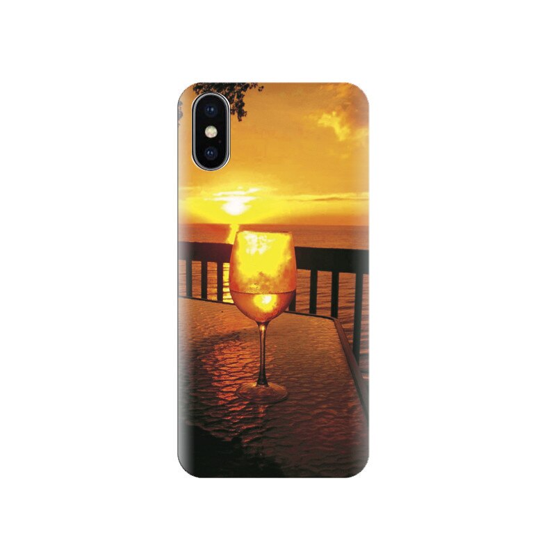 Husa silicon IPHONE X Romantic Sunset Point Best