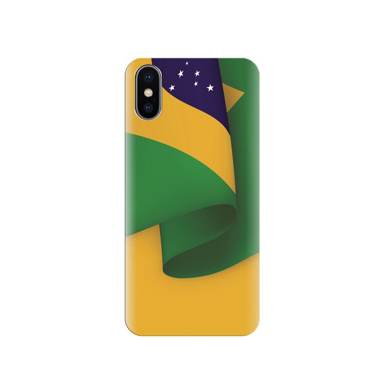 Husa silicon IPHONE X Brazil Flag Hd Photos