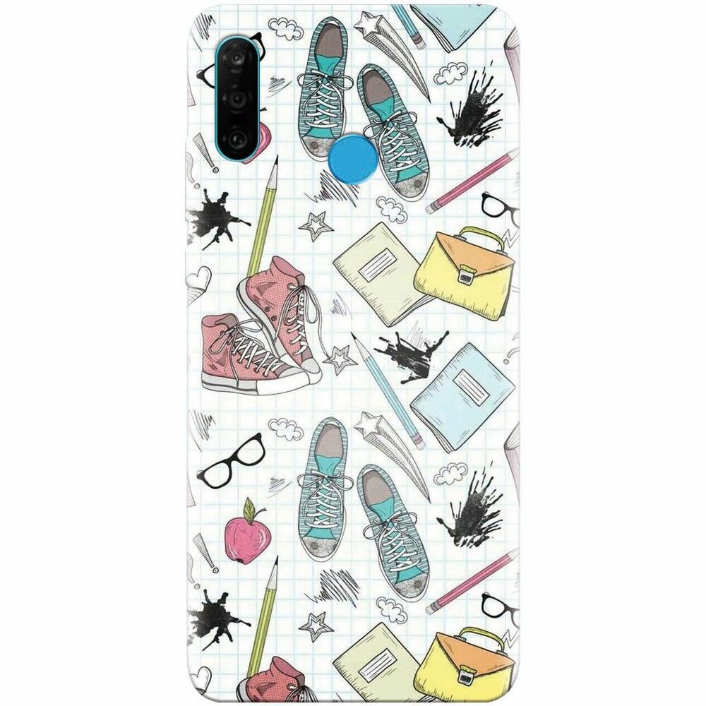 Husa silicon pentru Huawei P30 Lite, School