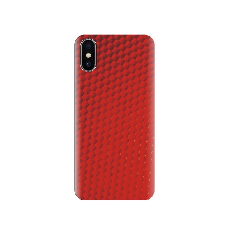 Husa silicon IPHONE X Red Dotted Abstract Hq Photos