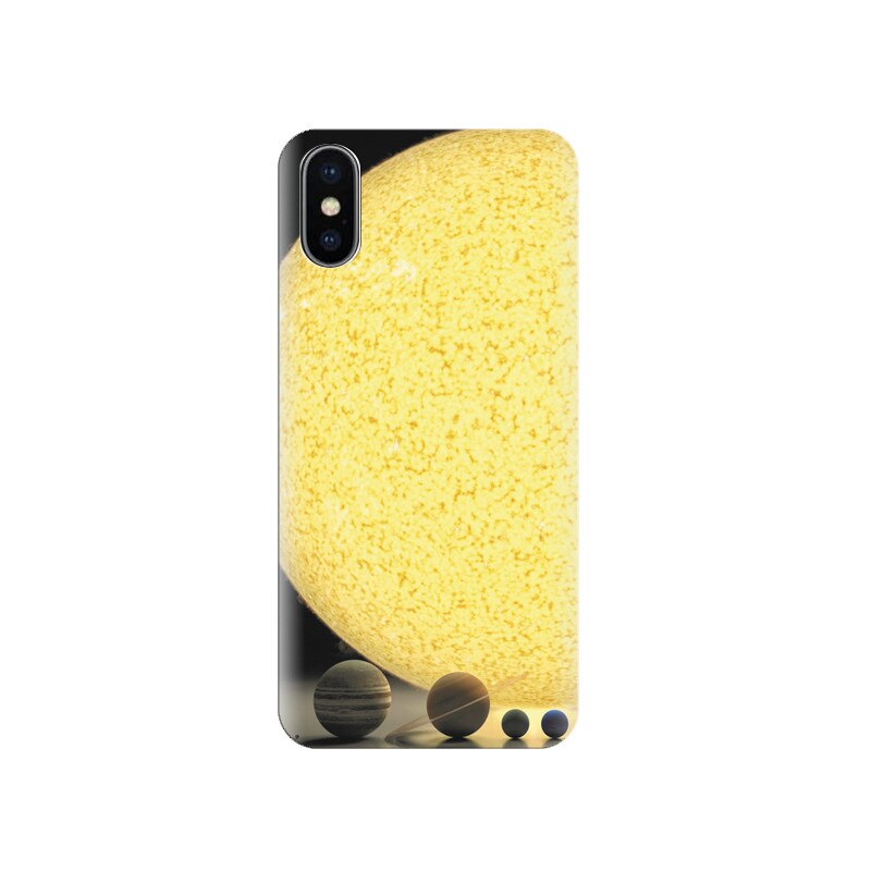Husa silicon IPHONE X Solar System Space