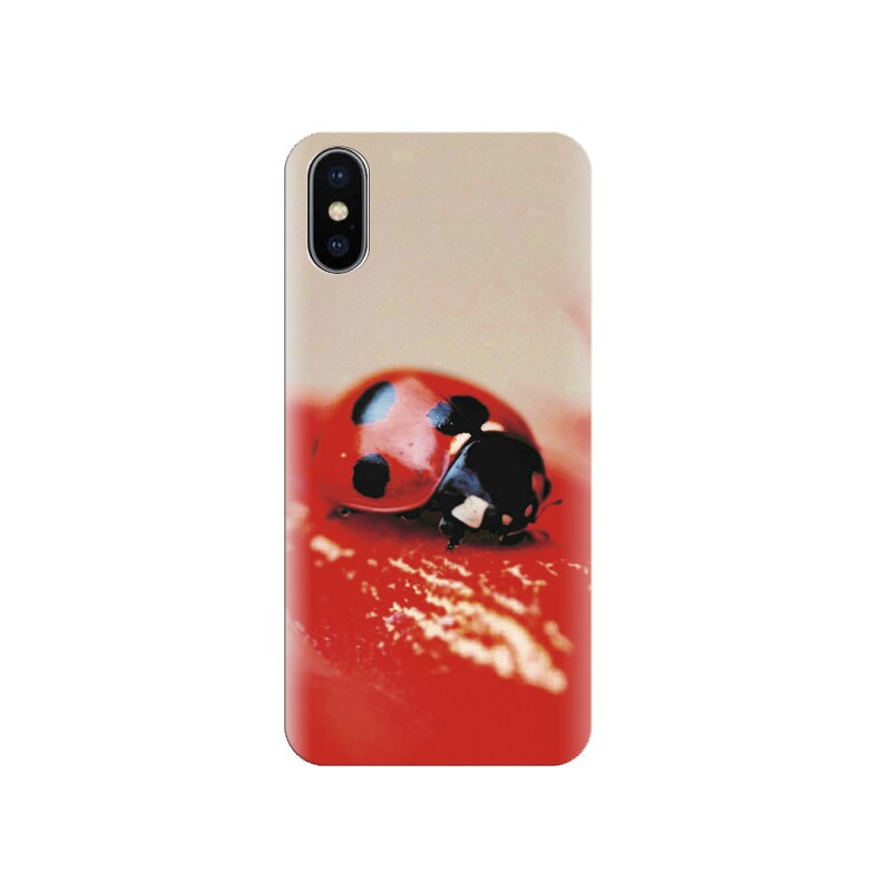 Husa silicon IPHONE X Beetle With Black Dots