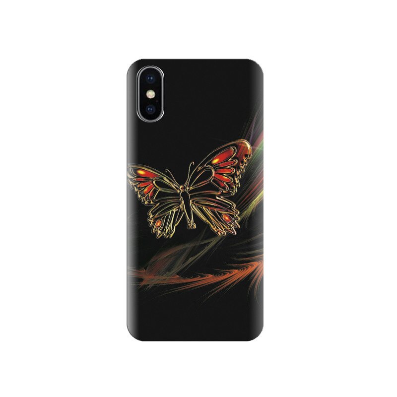 Husa silicon IPHONE X Butterfly Very Beautiful