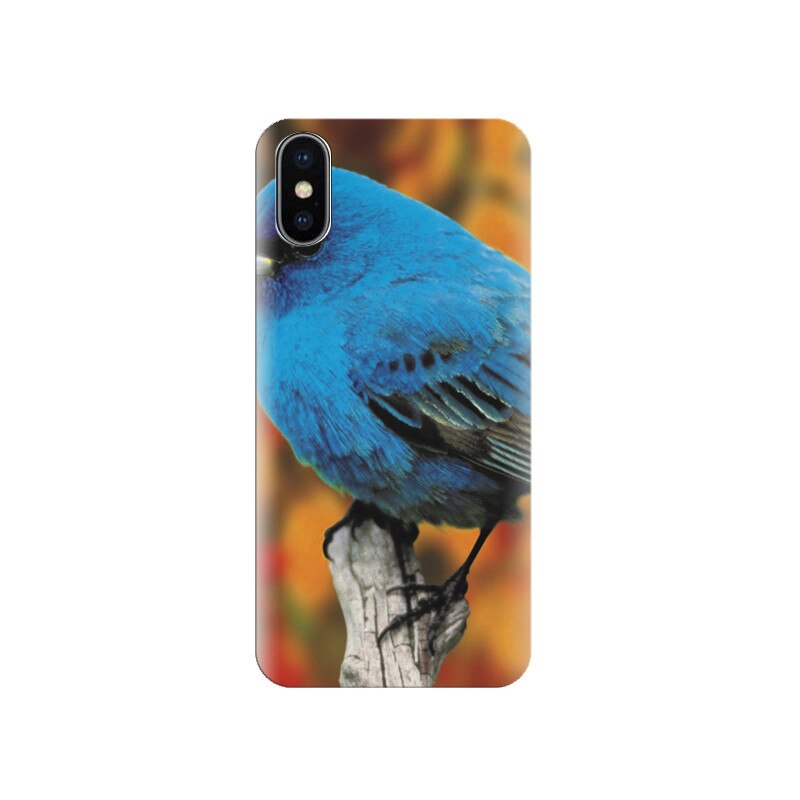 Husa silicon IPHONE X Blue Sparrow