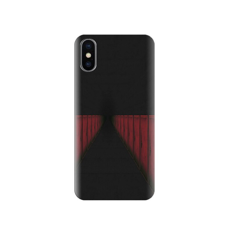 Husa silicon IPHONE X Black And Red Hqs