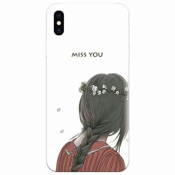 Husa silicon pentru Apple Iphone XS Max, Miss You Husa silicon pentru Apple Iphone XS Max, Miss You