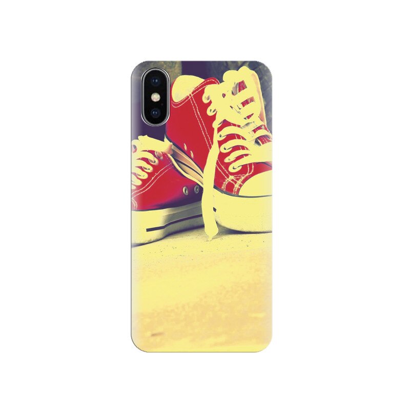 Husa silicon IPHONE X Shoes