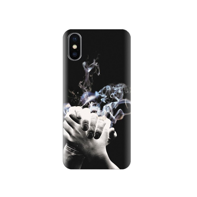 Husa silicon IPHONE X Black Hd Images