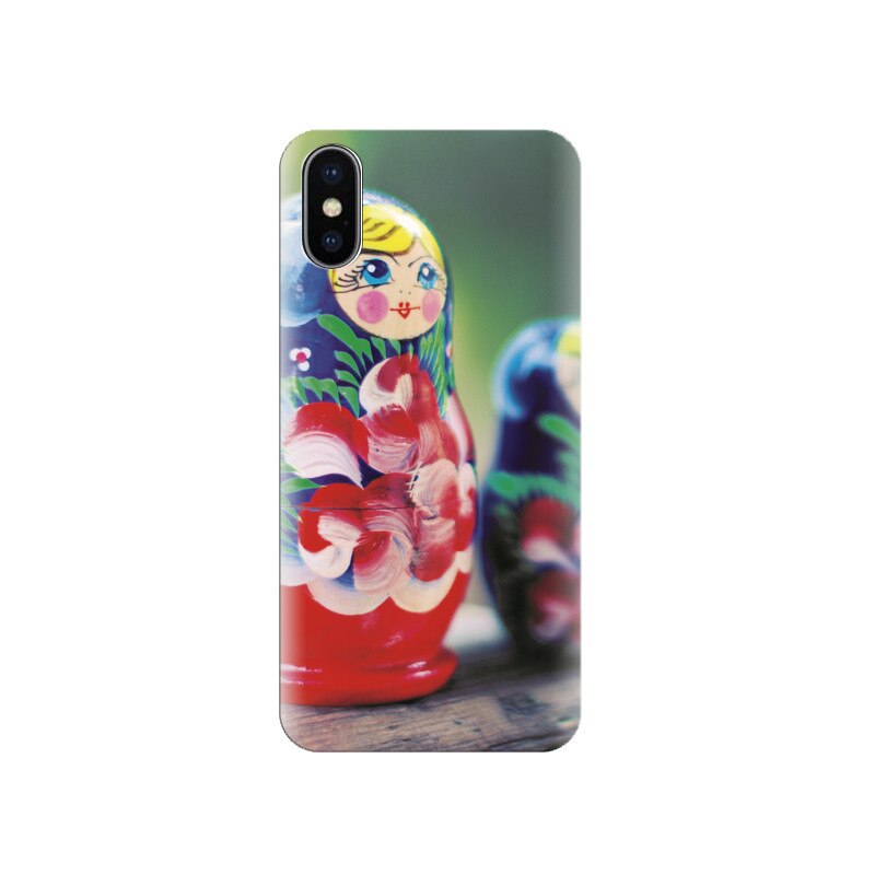 Husa silicon IPHONE X Russian Dolls