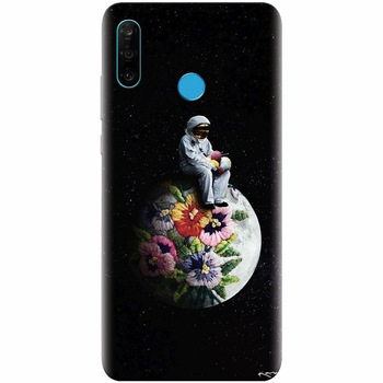 Husa silicon pentru Huawei P30 Lite, Astronaut Husa silicon pentru Huawei P30 Lite, Astronaut