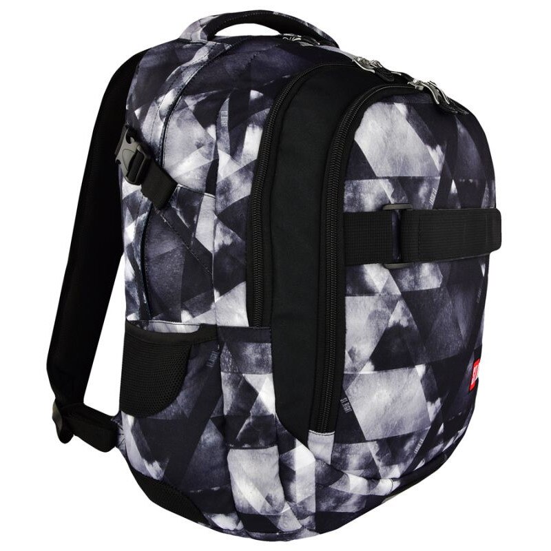 Rucsac Scolar 3 Compartimente St.Right - Street Watercolor BP34