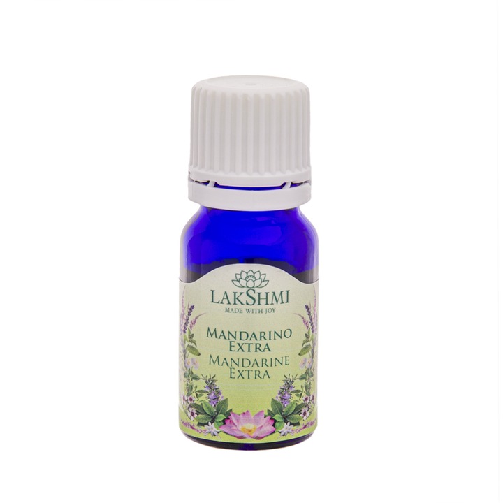Ulei Esential de Mandarin (Citrus Reticulata Peel Oil) 10 ml, 100% pur si organic, aromaterapie, Lakshmi