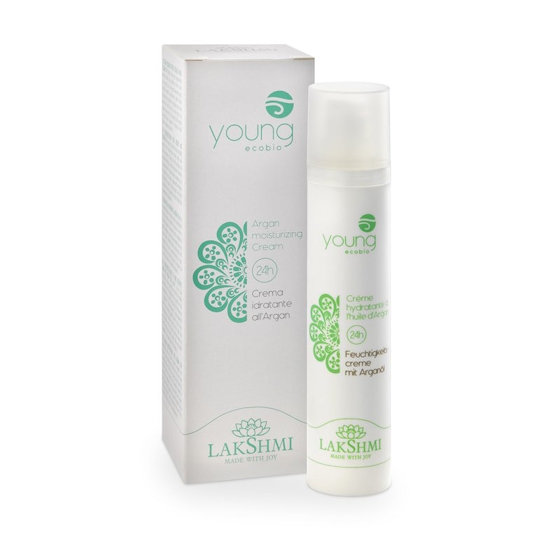Crema cu argan, Lakshmi, 50 ml, pentru tenul tanar