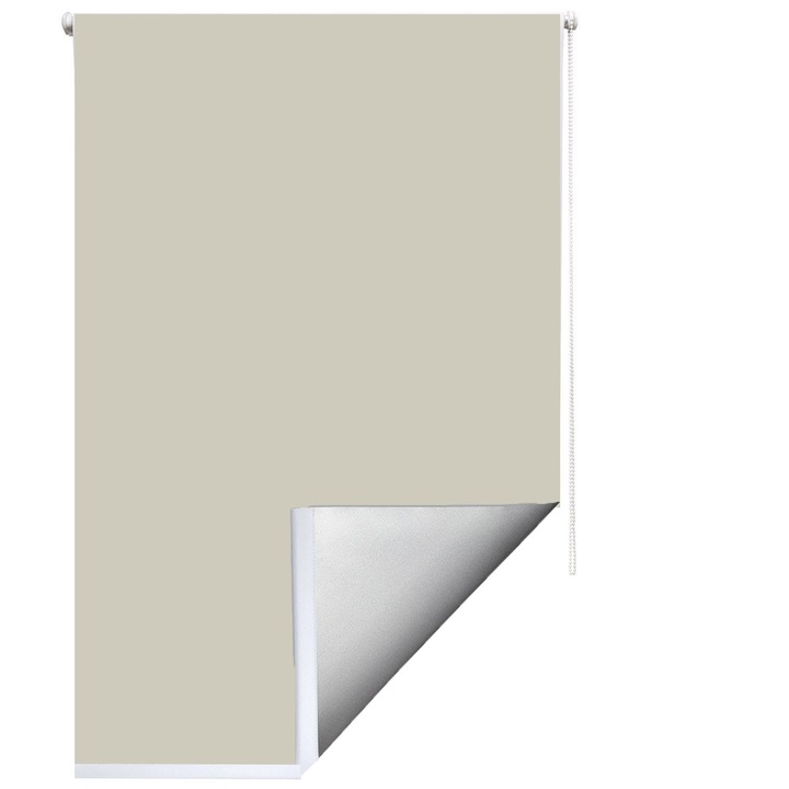 Jaluzea tip Rulou material BKS 52 REFLEXIV, culoare CREAM , dim. panza 740 mm x 1300 mm