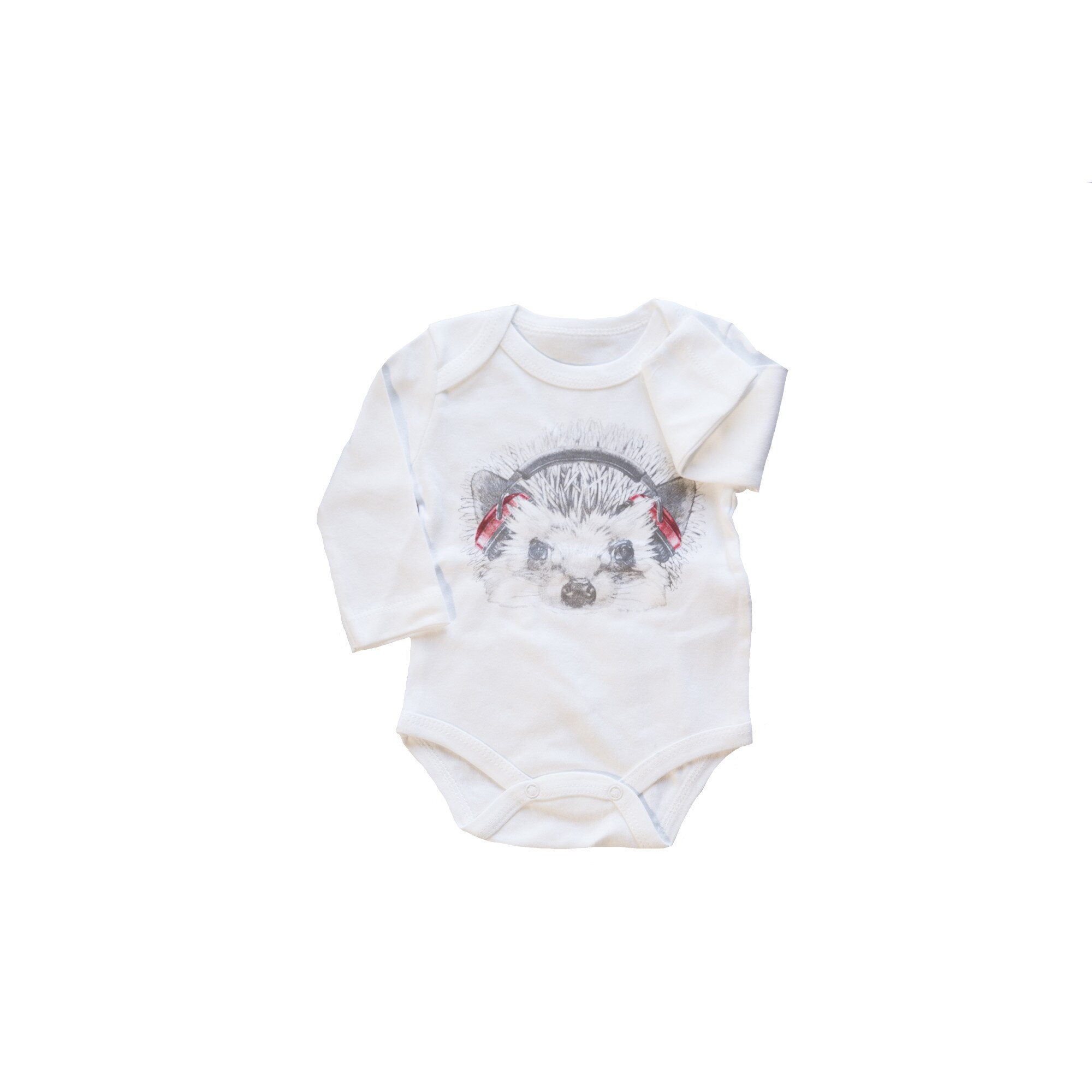 Body cu maneca lunga, bumbac gros, catelus