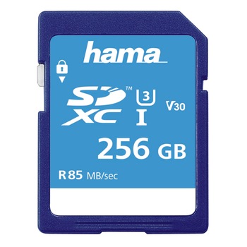 Card de memorie Hama SDXC, 256GB, Clasa 10, UHS-I, 80MB/s Card de memorie Hama SDXC, 256GB, Clasa 10, UHS-I, 80MB/s