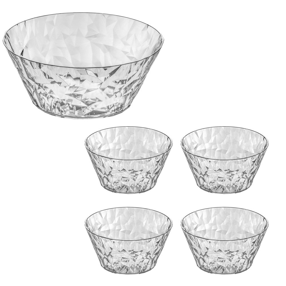 Set boluri Koziol, 4 buc, Transparent