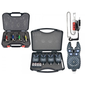 Set 4 avertizori si 4 swingere cu iluminare Baracuda TLI010 cu valigeta transport Set 4 avertizori si 4 swingere cu iluminare Baracuda TLI010 cu valigeta transport