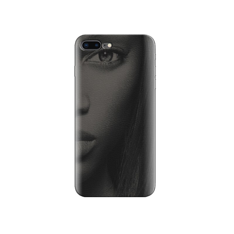 Husa Iphone 7 Plus Black Beauty Girl Background