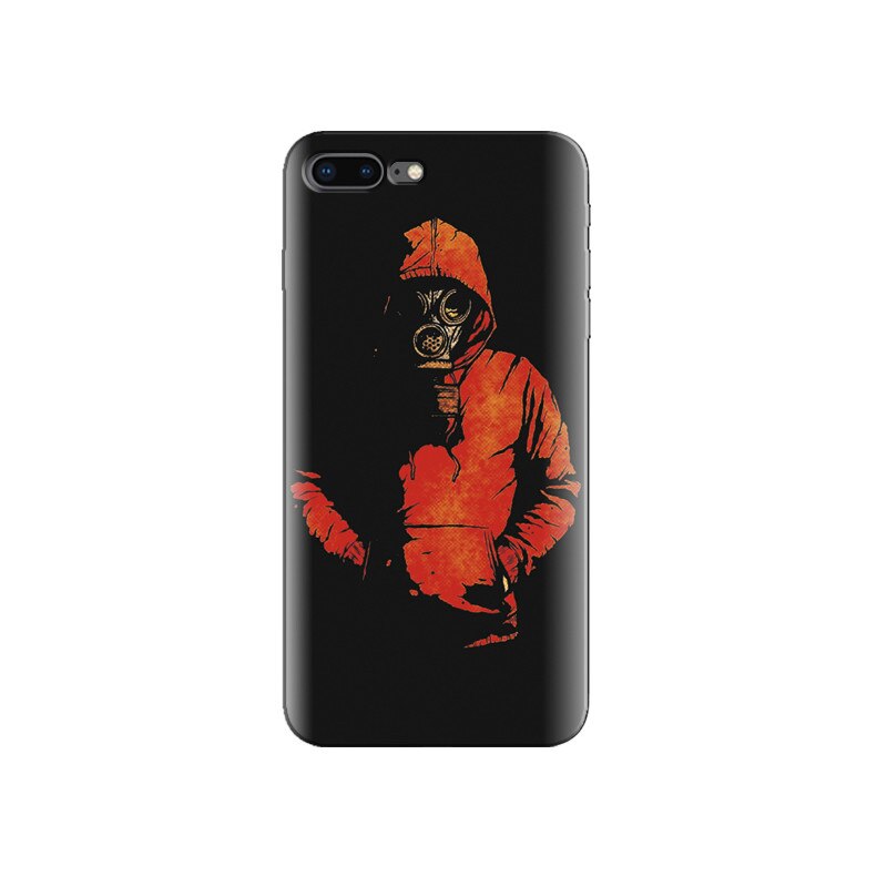 Husa Iphone 7 Plus Black And Orange Man Cools