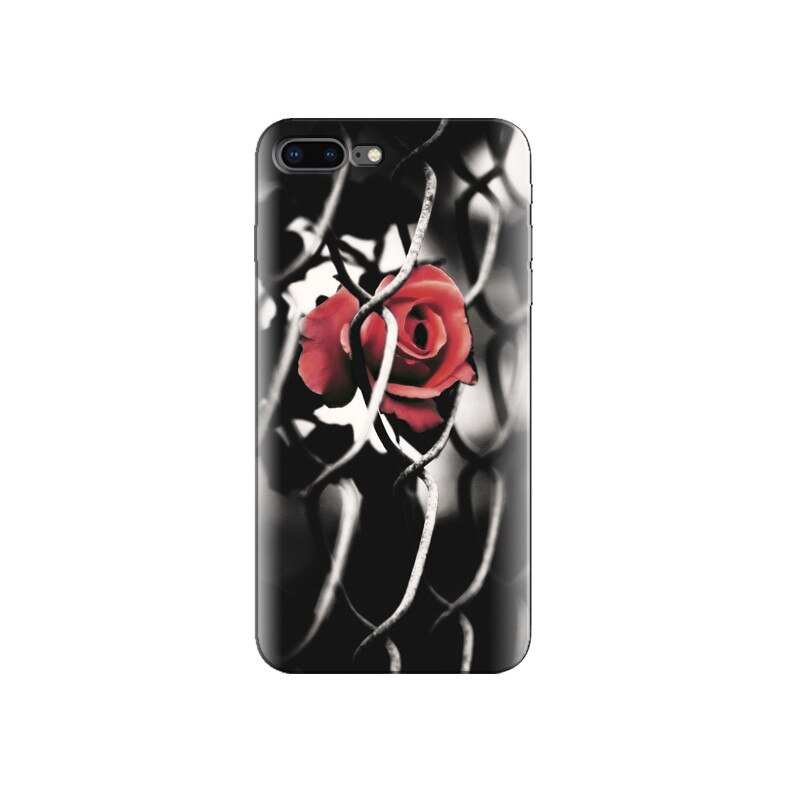 Husa Iphone 7 Plus Black And White Rose Love Hd Pics