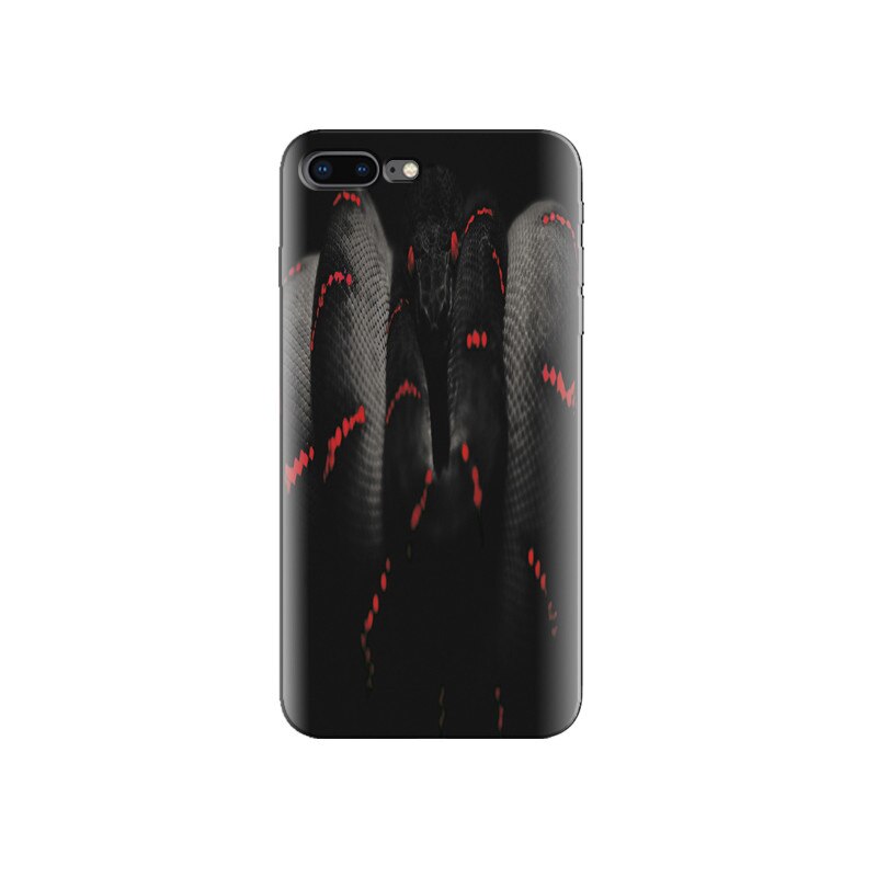 Husa Iphone 7 Plus Black Snack With Red Dots