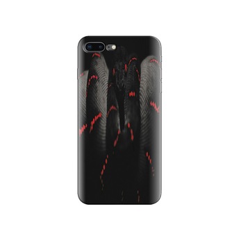 Husa Iphone 7 Plus Black Snack With Red Dots Husa Iphone 7 Plus Black Snack With Red Dots