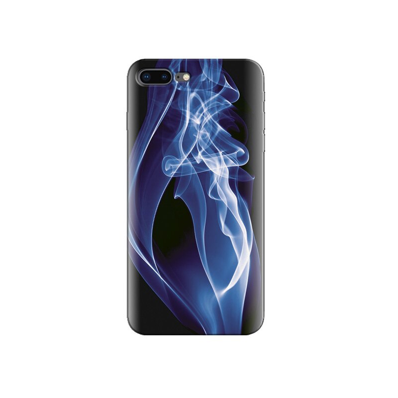 Husa Iphone 8 plus Blue Burning Background