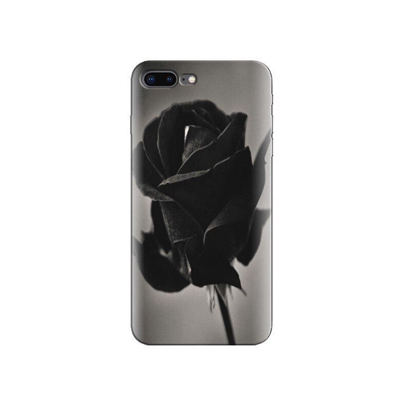 Husa Iphone 8 plus Black Rose Flower Images