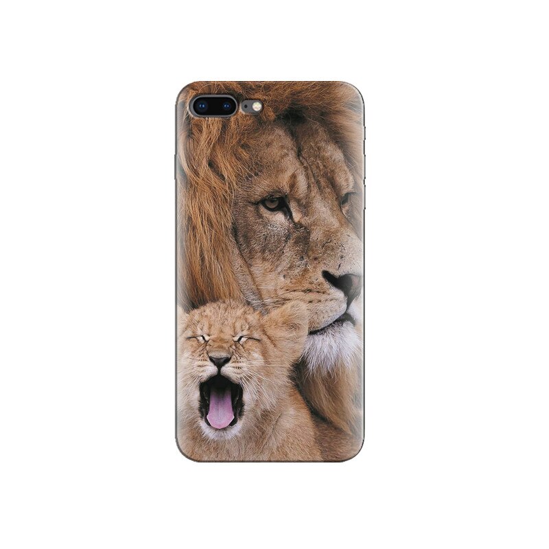 Husa Iphone 7 Plus Lion With Cub Wildlife Animal