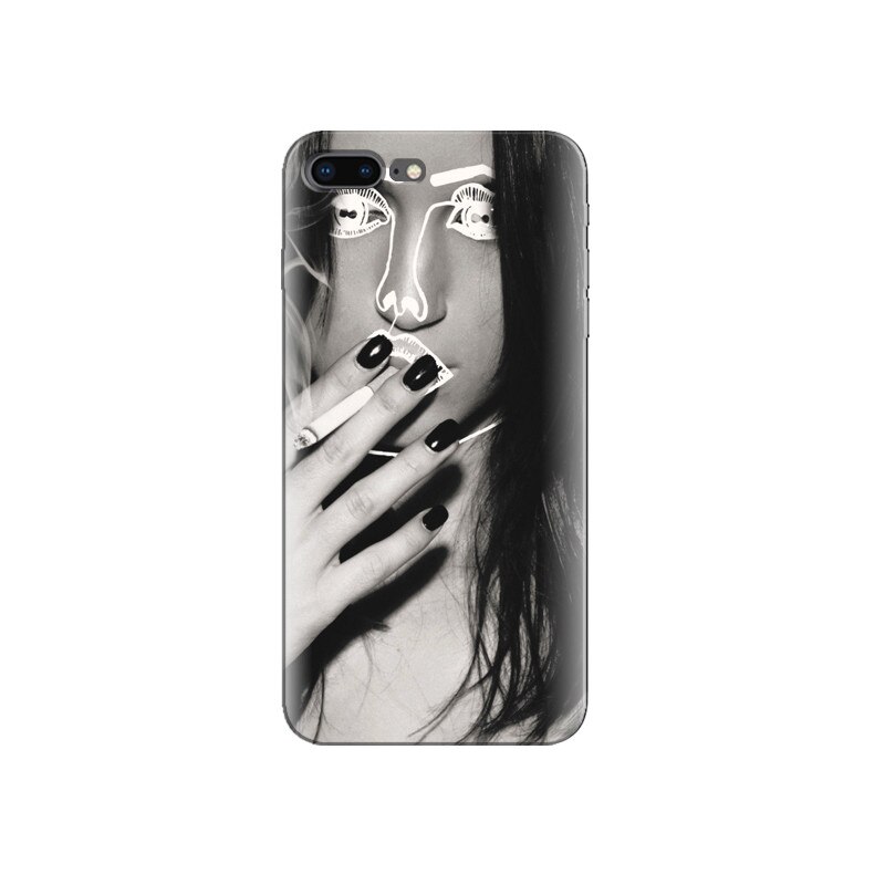 Husa Iphone 7 Plus Hot Black Girl With Cigarate