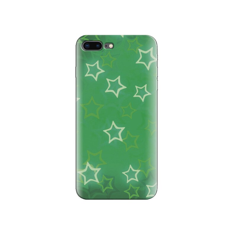 Husa Iphone 7 Plus Lighting Stars With Green Background