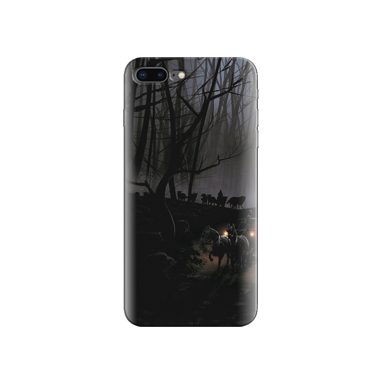 Husa Iphone 8 plus Horse Carriage Night Fantasy