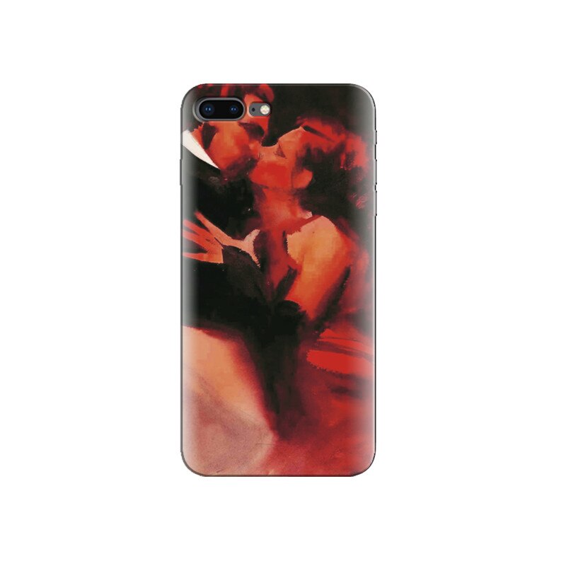 Husa Iphone 7 Plus Kiss Of Love Watercolor Art Hqs