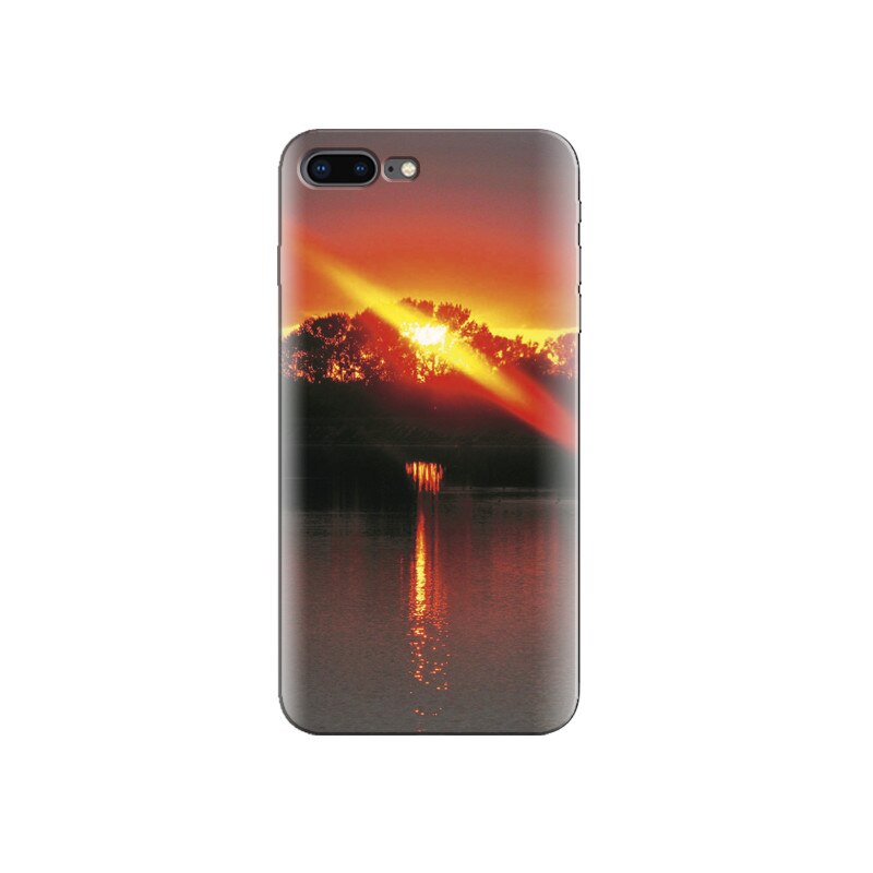 Husa Iphone 7 Plus River Bank Sunset Tree Nature For