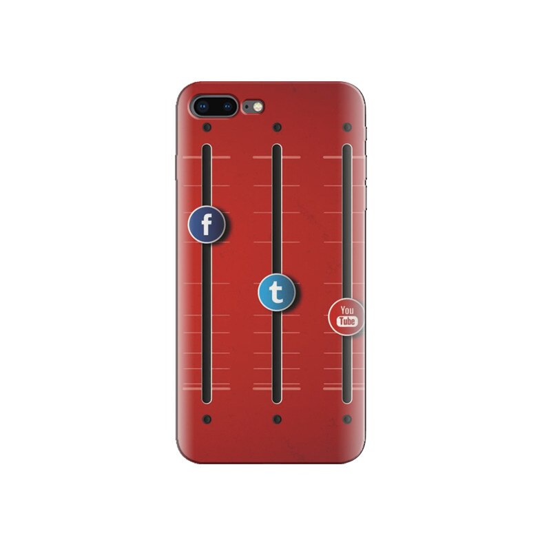 Husa Iphone 8 plus Social Networks Equalizer On