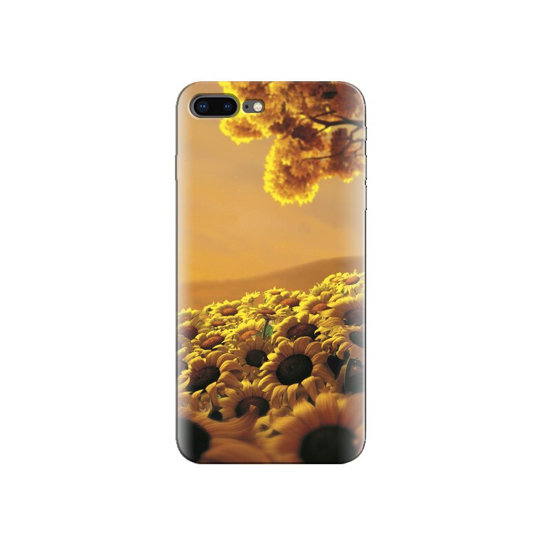 Husa Iphone 7 Plus Sunflowers Landscapes Backgrounds