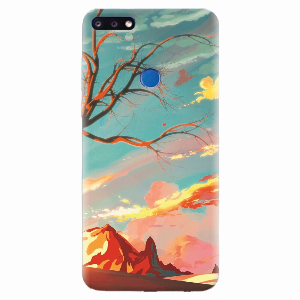 Husa silicon pentru Huawei Y7 Prime 2018, Artistic Landscape
