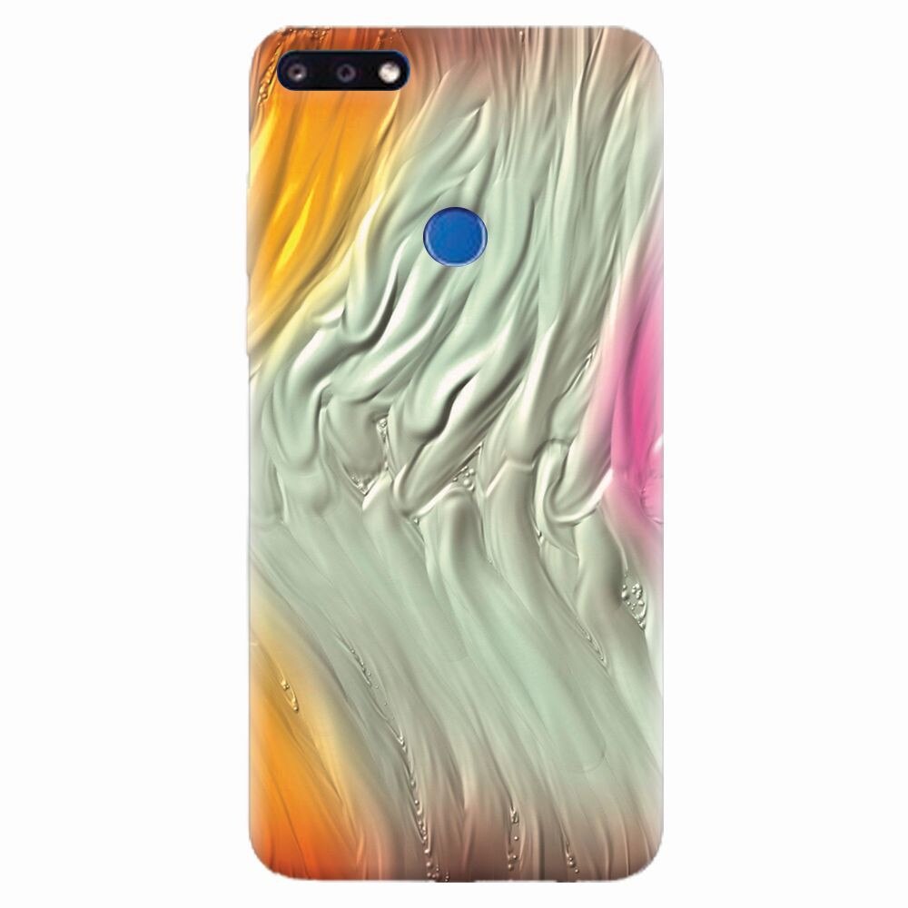 Husa silicon pentru Huawei Y7 Prime 2018, Attractive Abstract Design