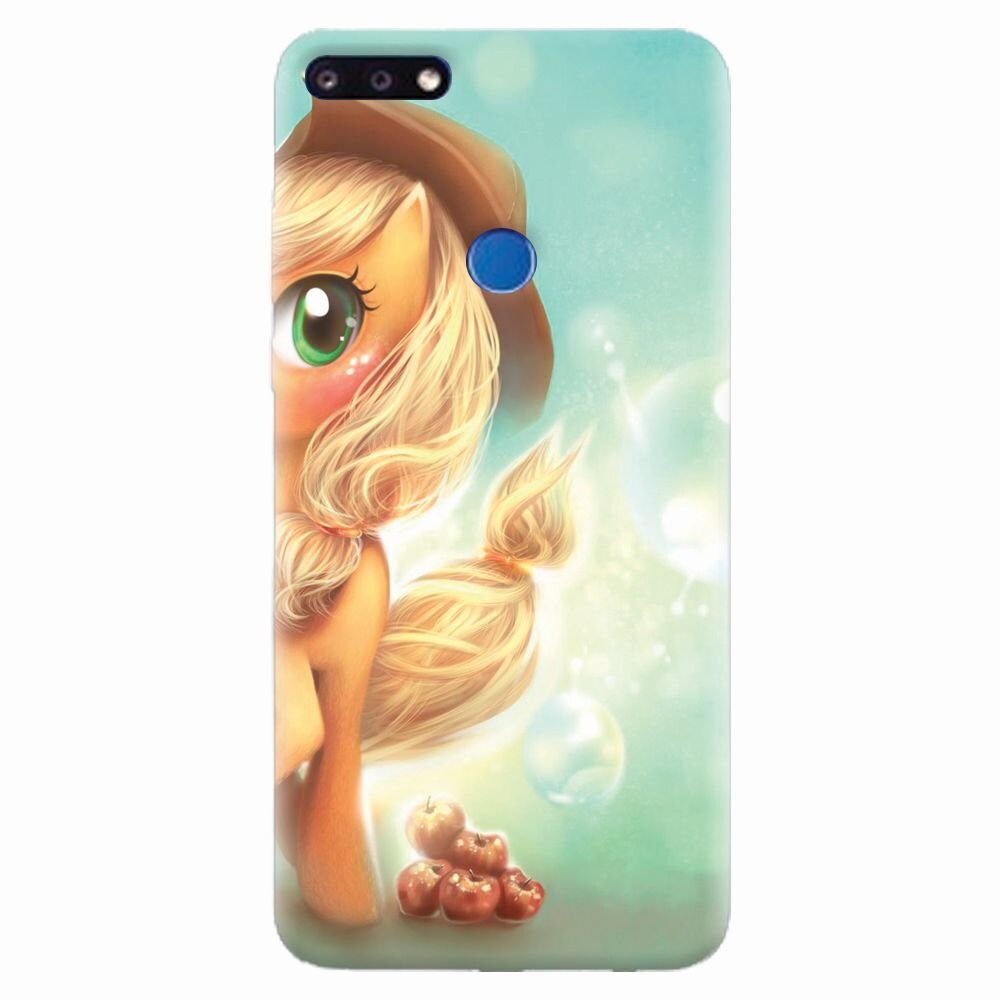 Husa silicon pentru Huawei Y7 Prime 2018, Applejack Pony Cute K