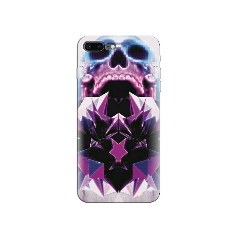 Husa Iphone 7 Plus Abstract Framed Skull