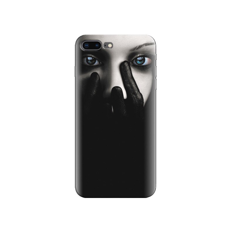Husa Iphone 7 Plus Beautiful Girls Sketch With Blue Eyes 3G
