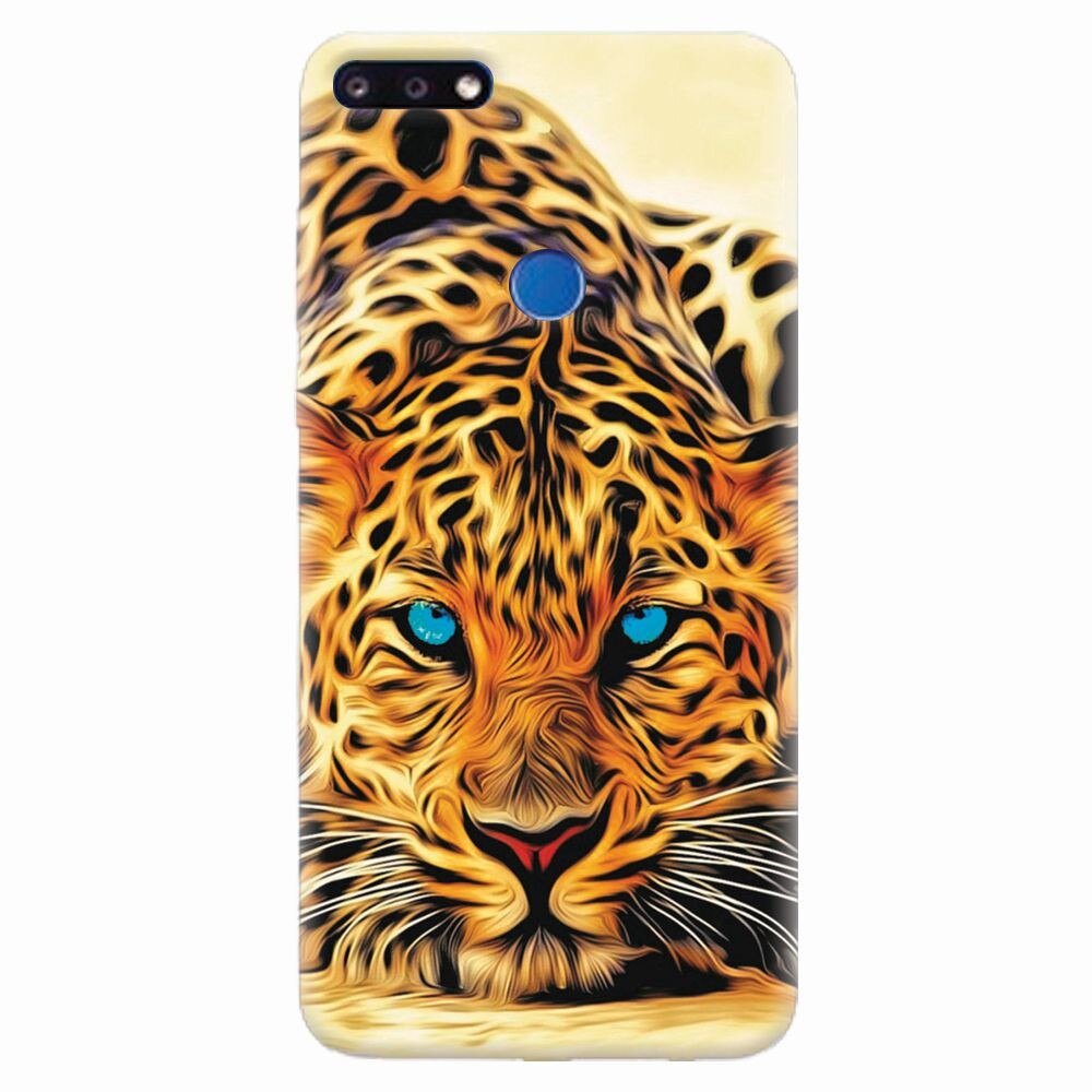 Husa silicon pentru Huawei Y7 Prime 2018, Animal Tiger